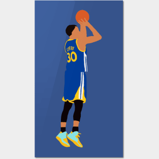 Steph Curry Jumper Posters and Art